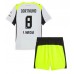 Borussia Dortmund Felix Nmecha #8 Bortedraktsett Barn 2025-26 Korte ermer (+ Korte bukser)